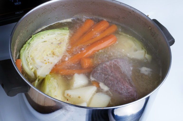 Boiled Dinner in pot