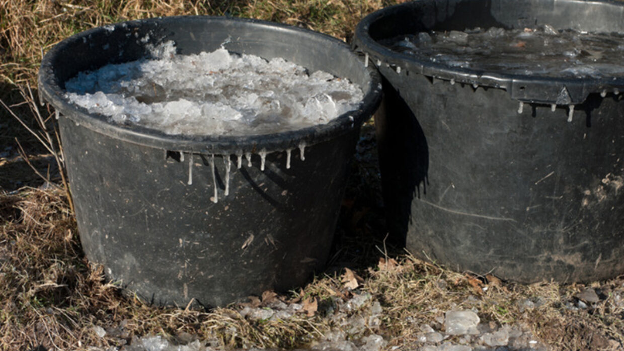 How to keep livestock water from freezing
