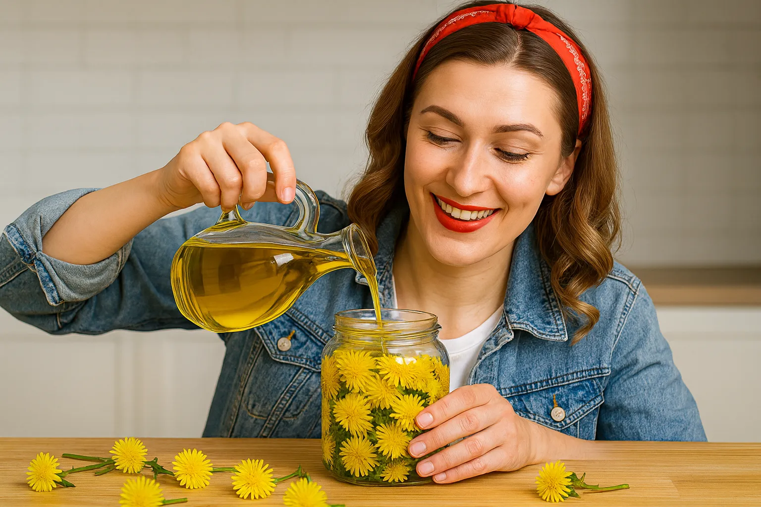 Dandelion Infused Oil Remedy Hiding in Your Backyard