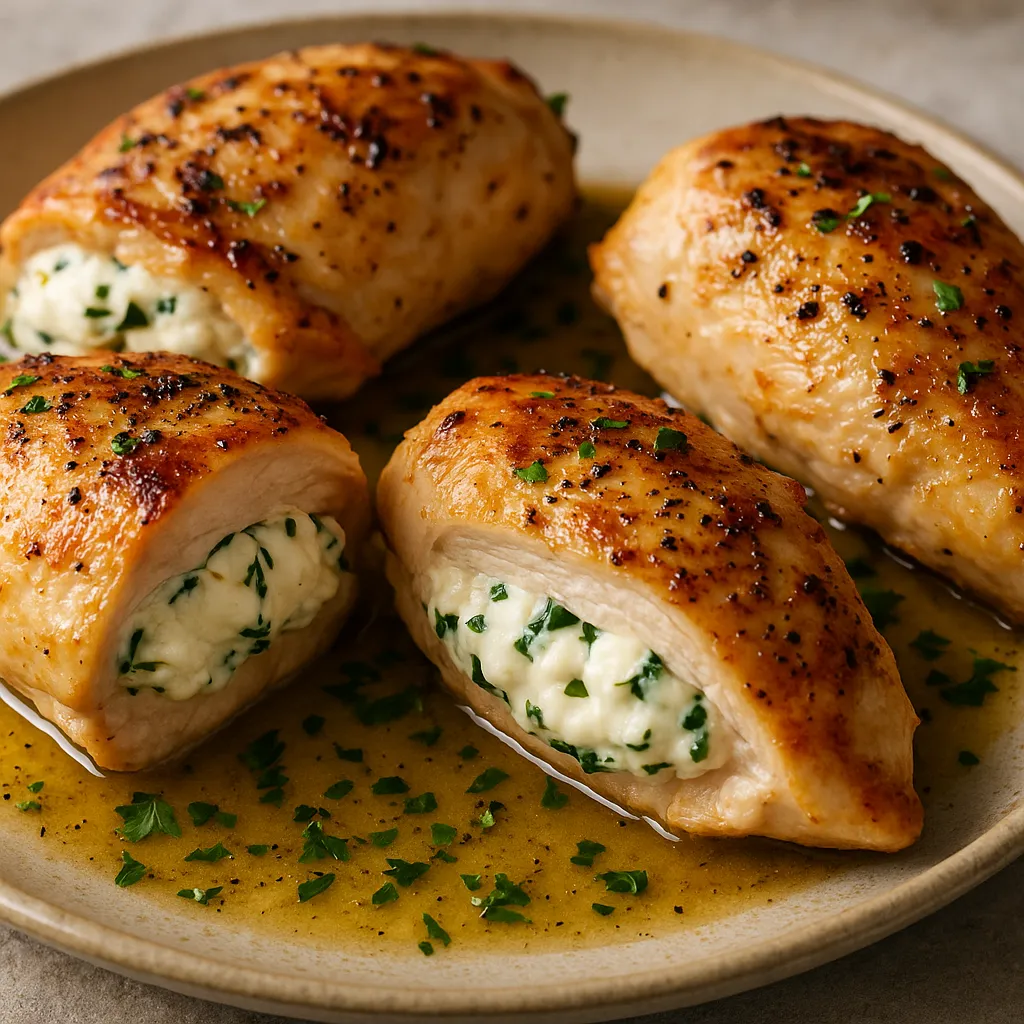 Goat Cheese Stuffed Chicken