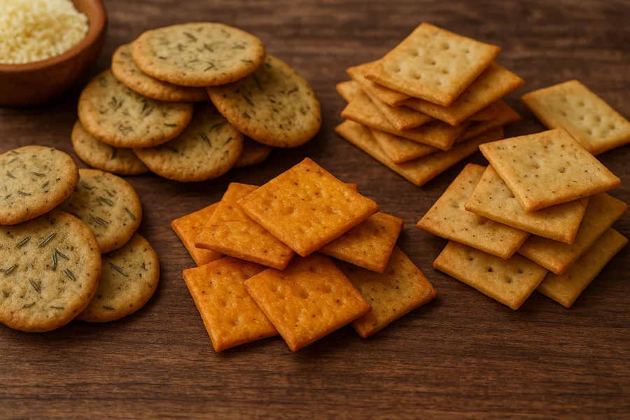 sourdough discard crackers 2