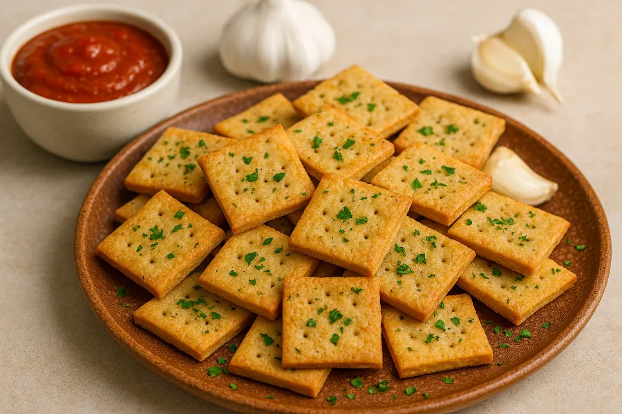 sourdough discard crackers 3