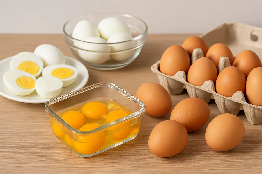 fresh eggs test 4