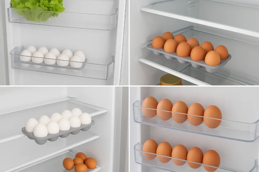 how to store eggs properly in fridge