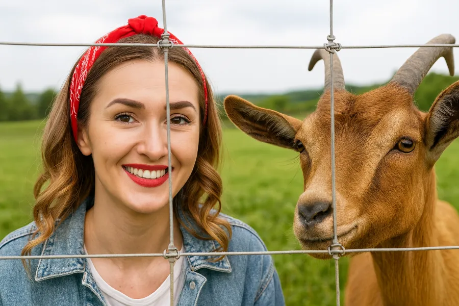 woven wire goat fence 4