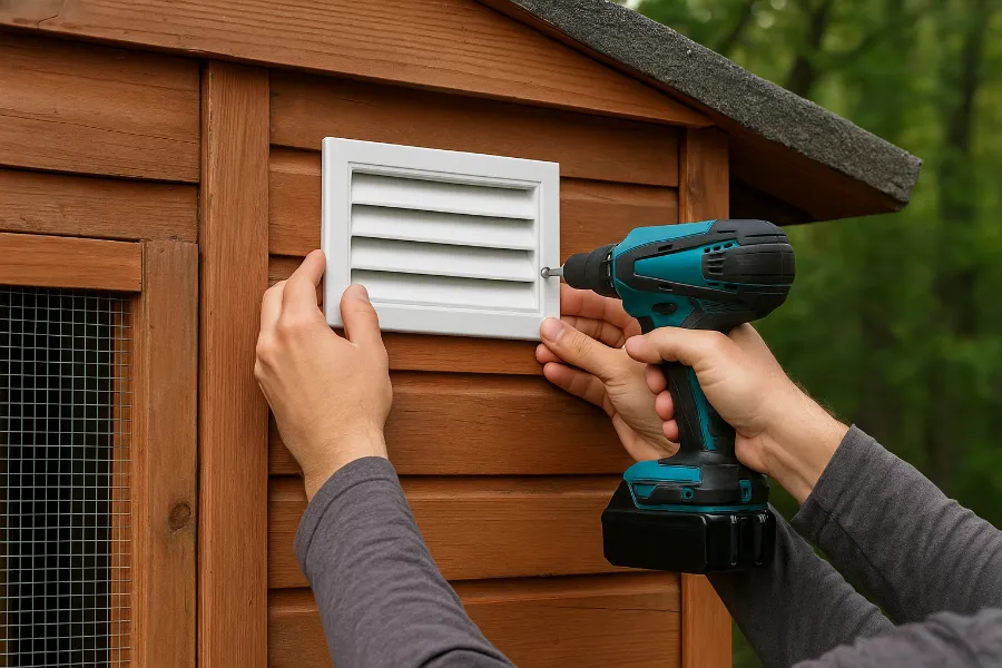 chicken coop ventilation 6