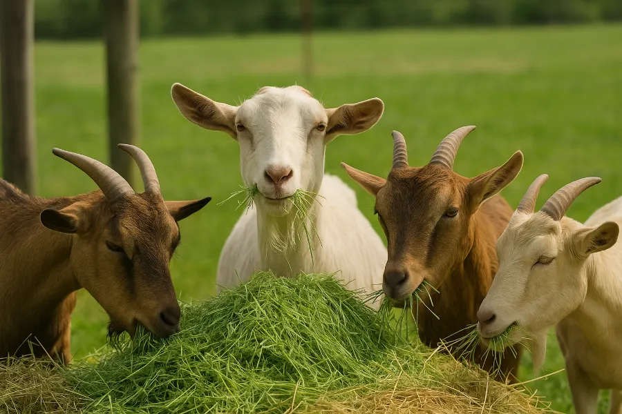 feeding dairy goats 1