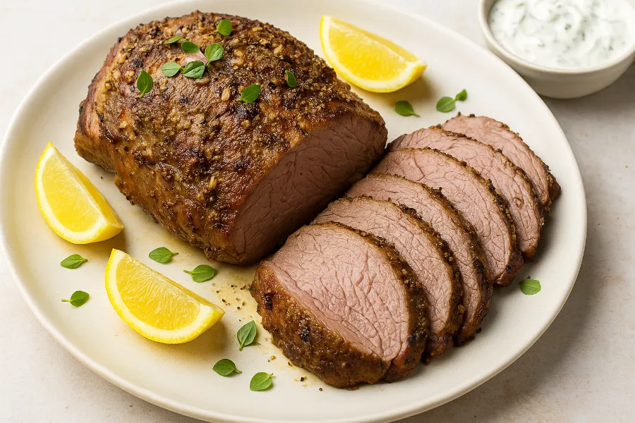 garlic lamb roast 3