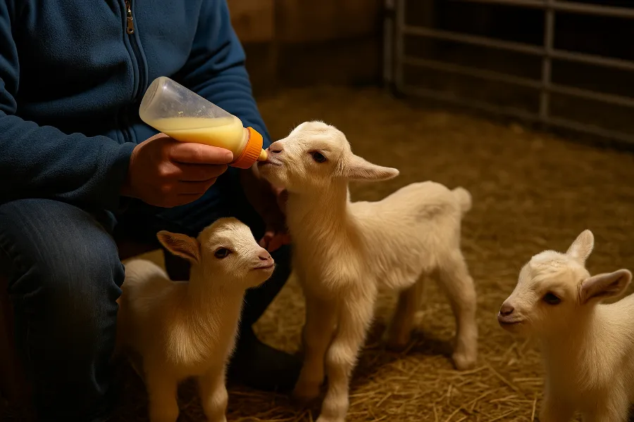 goat colostrum feeding schedule 4