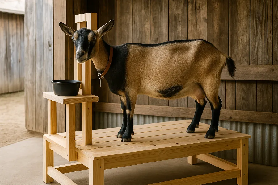 goat milking stand 3