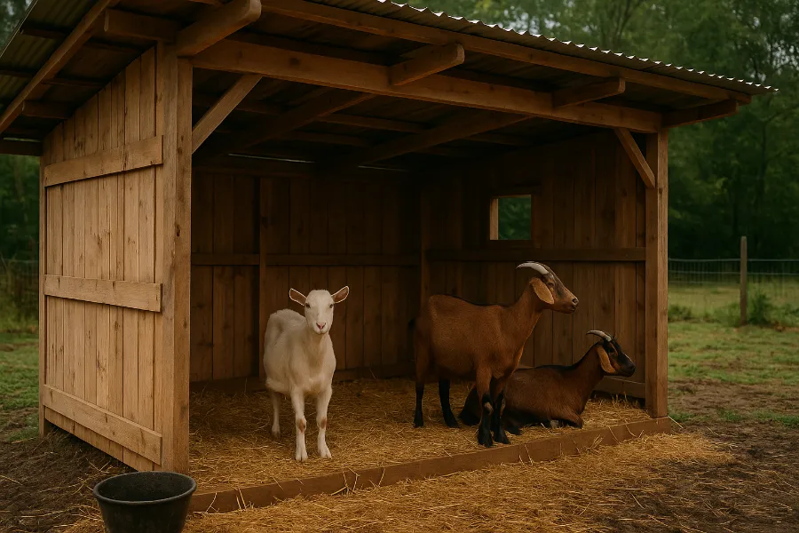 goat shelter 1