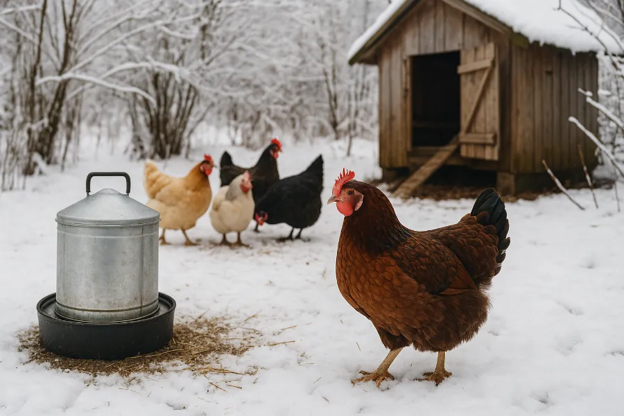 heated poultry waterer 1