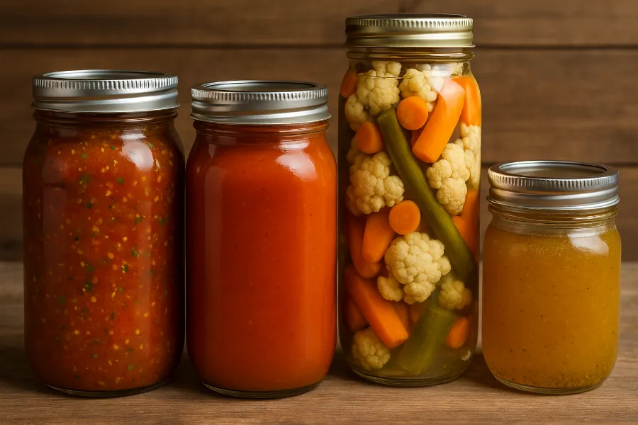 homemade canned tomato sauce 5