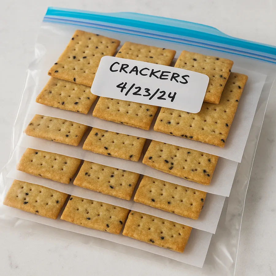 how to store homemade crackers 2