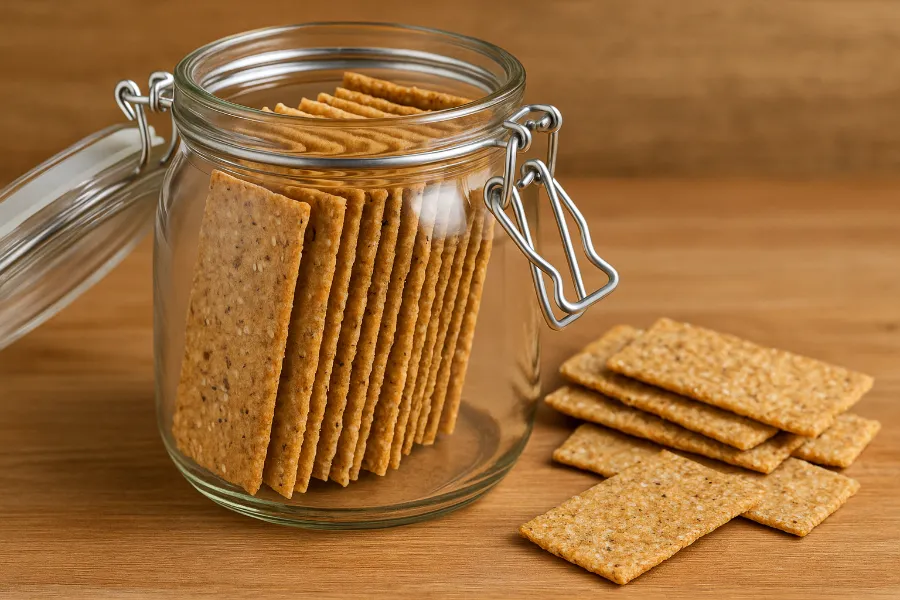 how to store homemade crackers 6