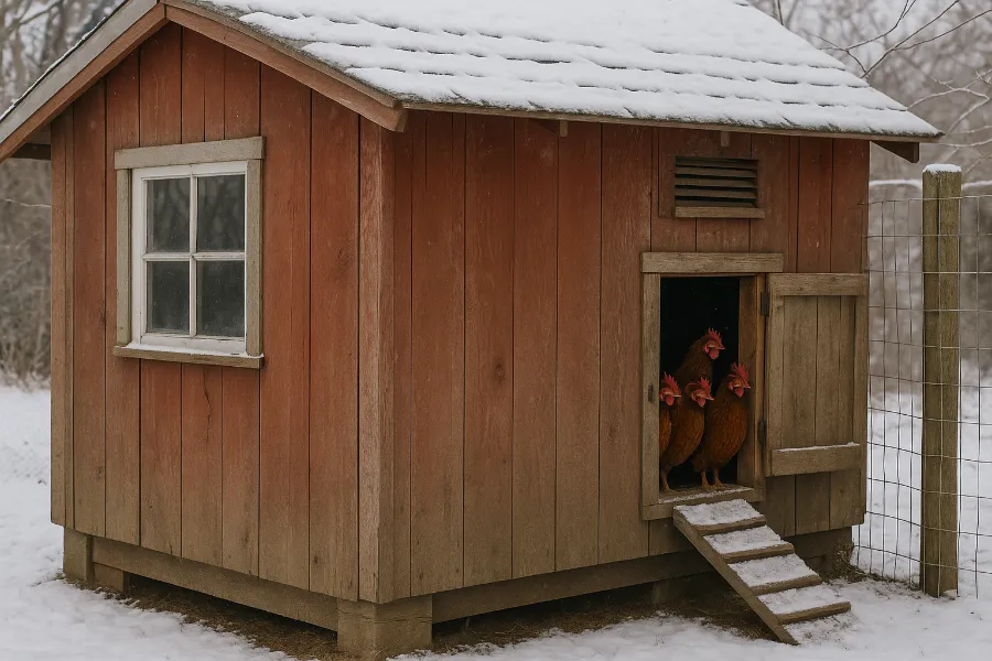 how to winterize a chicken coop 5