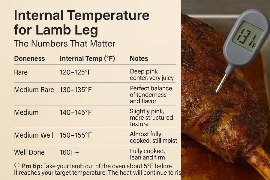 internal temperature for lamb leg 2