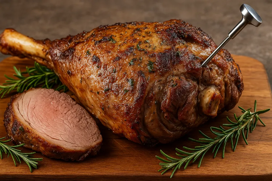 internal temperature for lamb leg 4