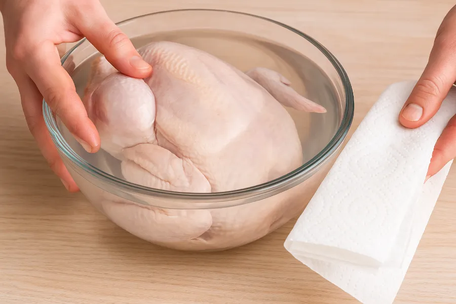 over brined chicken 3