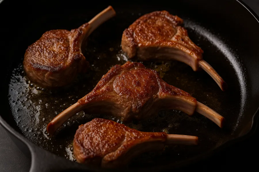 pan seared lamb chops 5