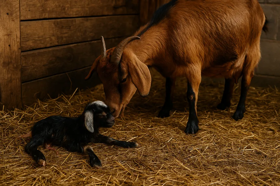 postpartum goat care after birth 1