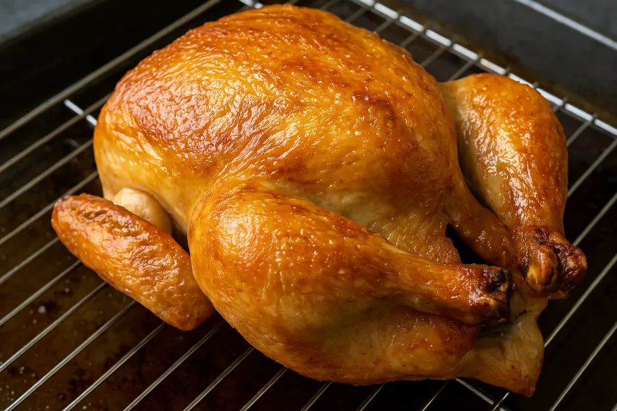 why is my chicken skin not crispy after brining 1