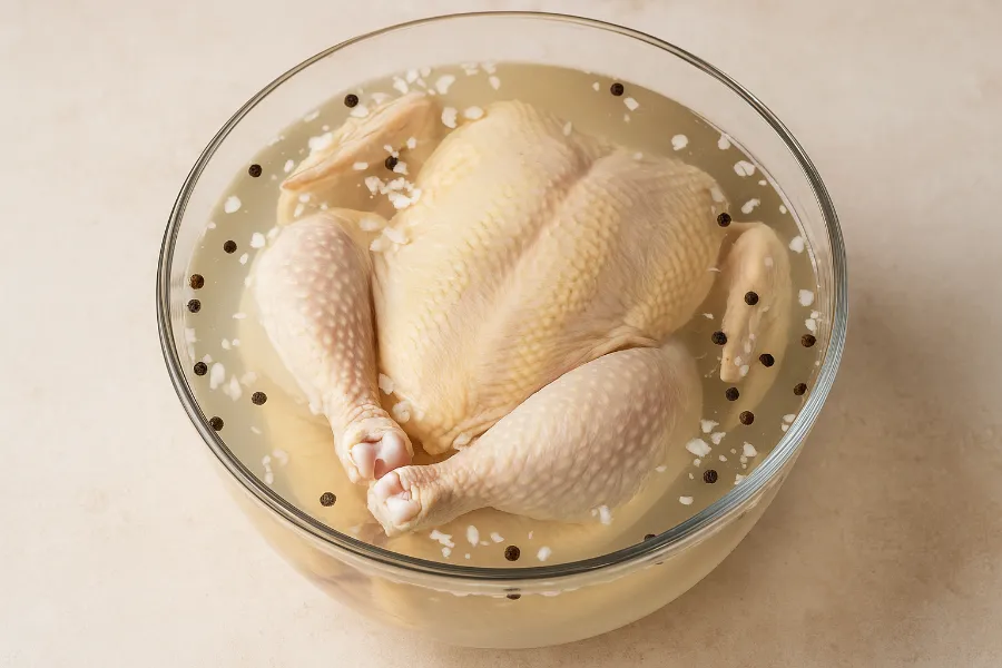 why is my chicken skin not crispy after brining 2