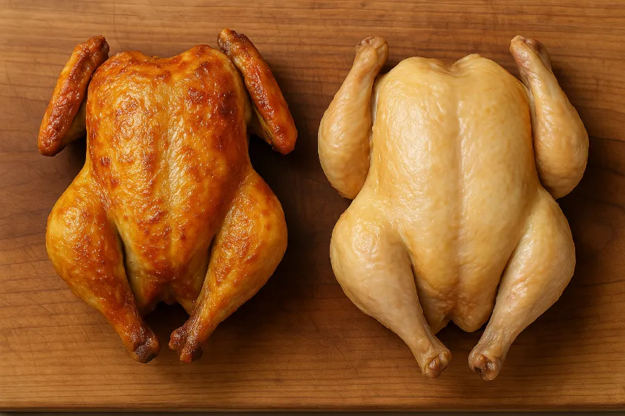 why is my chicken skin not crispy after brining 5