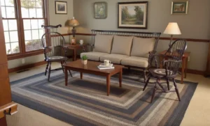 Simple Country Home Styling - Adding Warmth with Braided Rugs