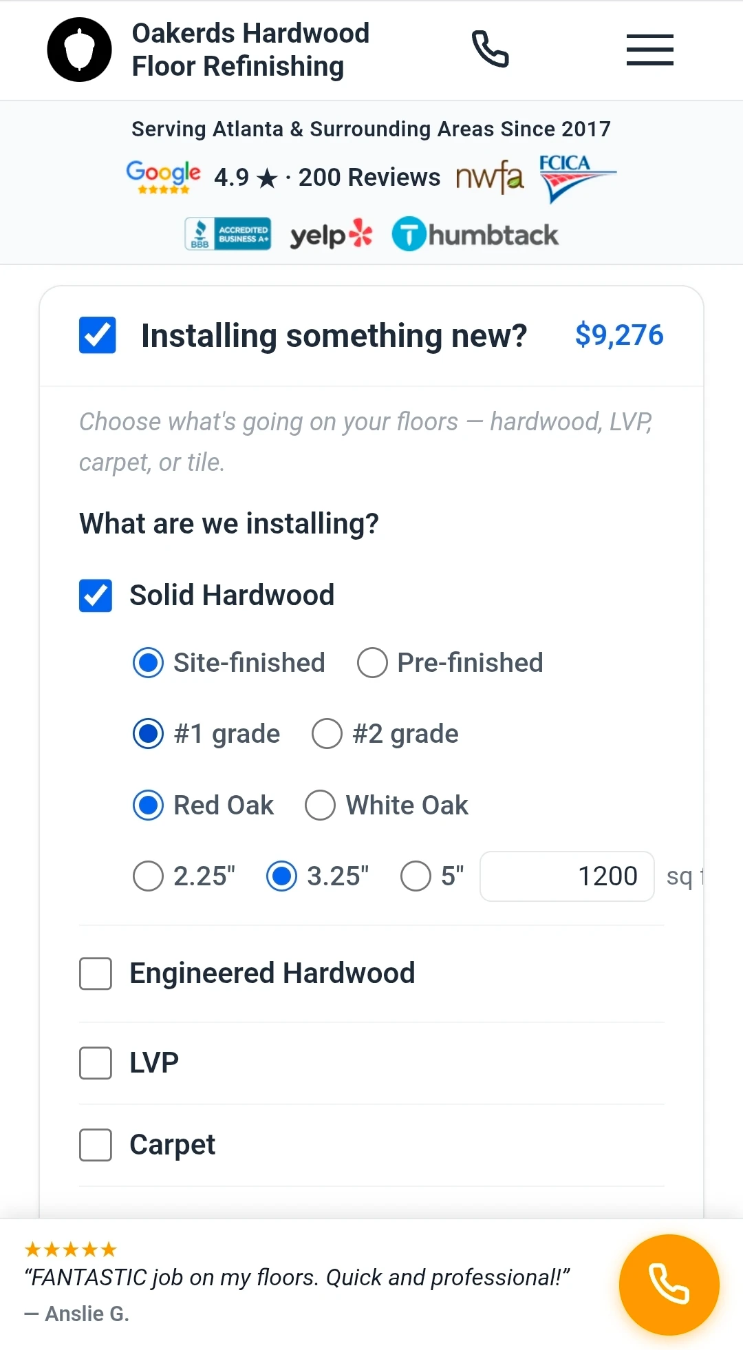 How to Price Your Flooring Project in 60 Seconds