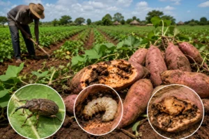 Best Agricultural Practices to Avoid Sweet Potato Weevil Infestation