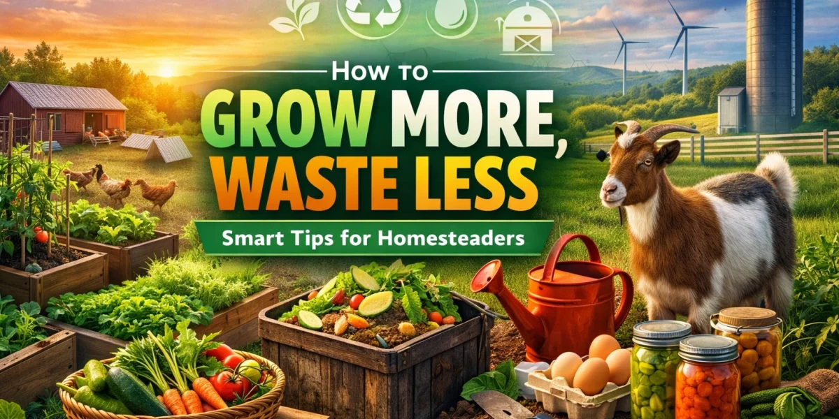 How to Grow More, Waste Less