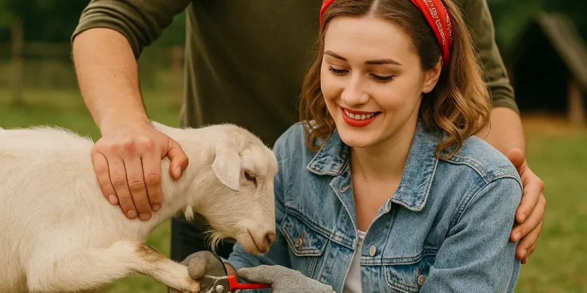 goat hoof trimming 1