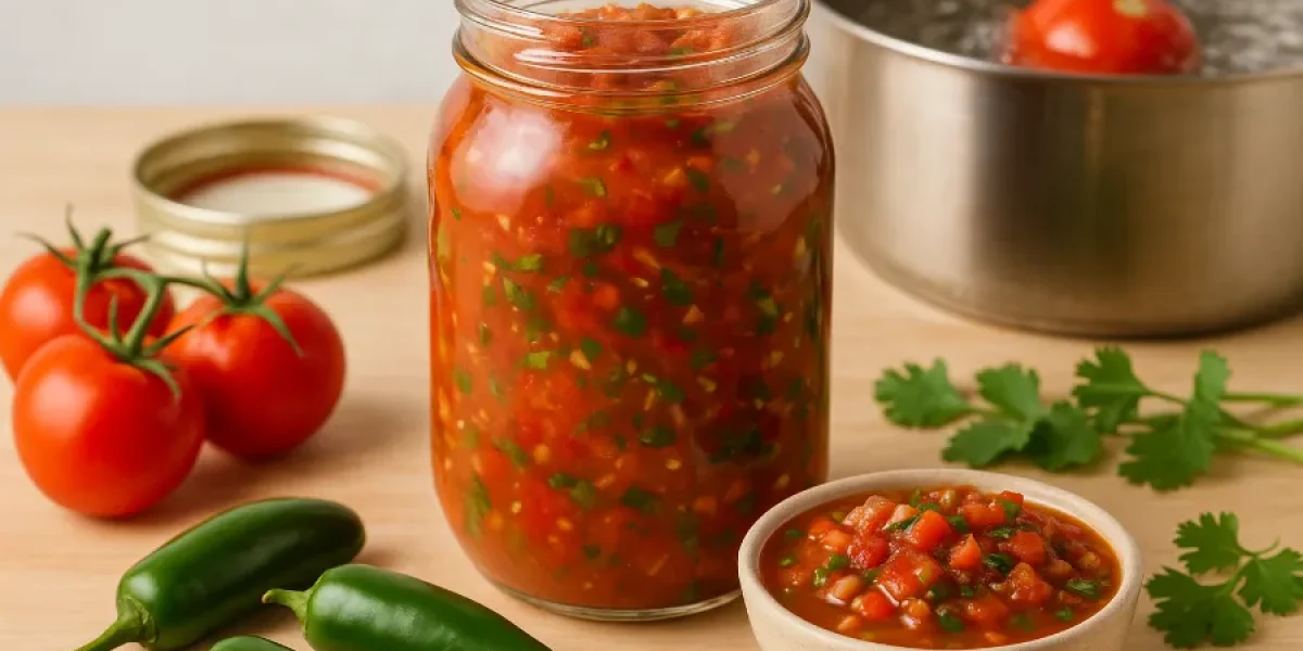 homemade salsa canning recipe 1