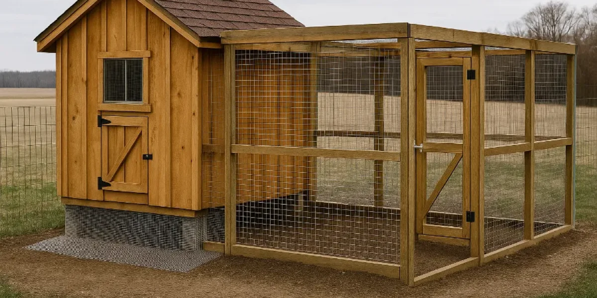 predator proof chicken coop 5